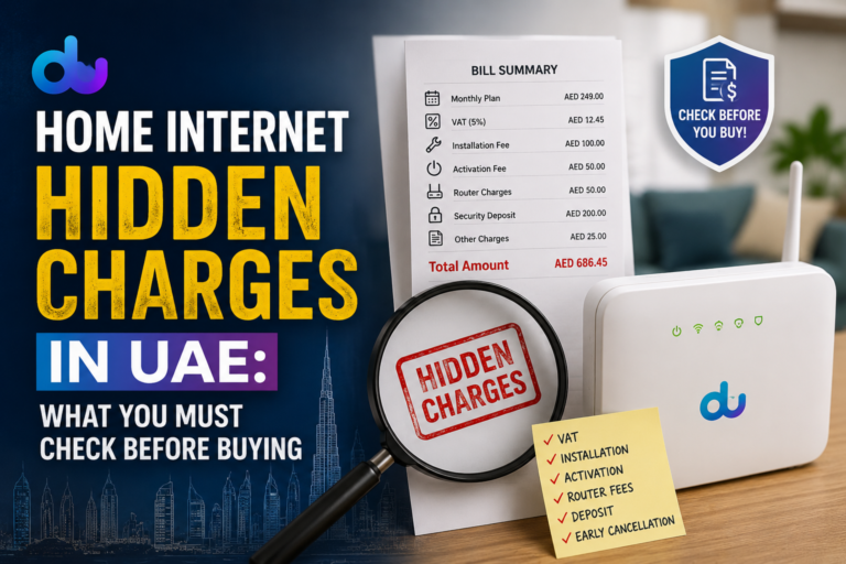 du Home Internet Hidden Charges in UAE: What You Must Check Before Buying